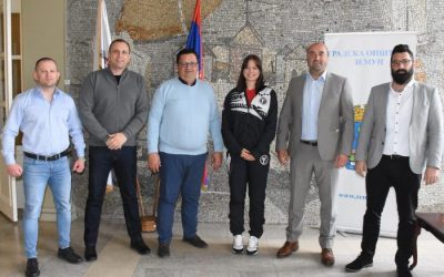 PREDSEDNIK OPŠTINE ZEMUN UGOSTIO MLADU NADU ZEMUNSKOG TEKVONDOA